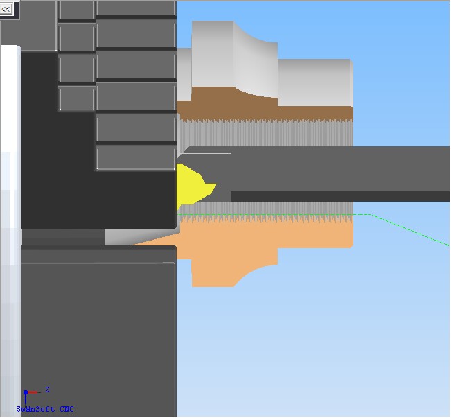 轴配合轴零件数控加工及仿真